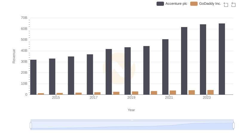 Comparing Revenue Performance: Accenture plc or GoDaddy Inc.?